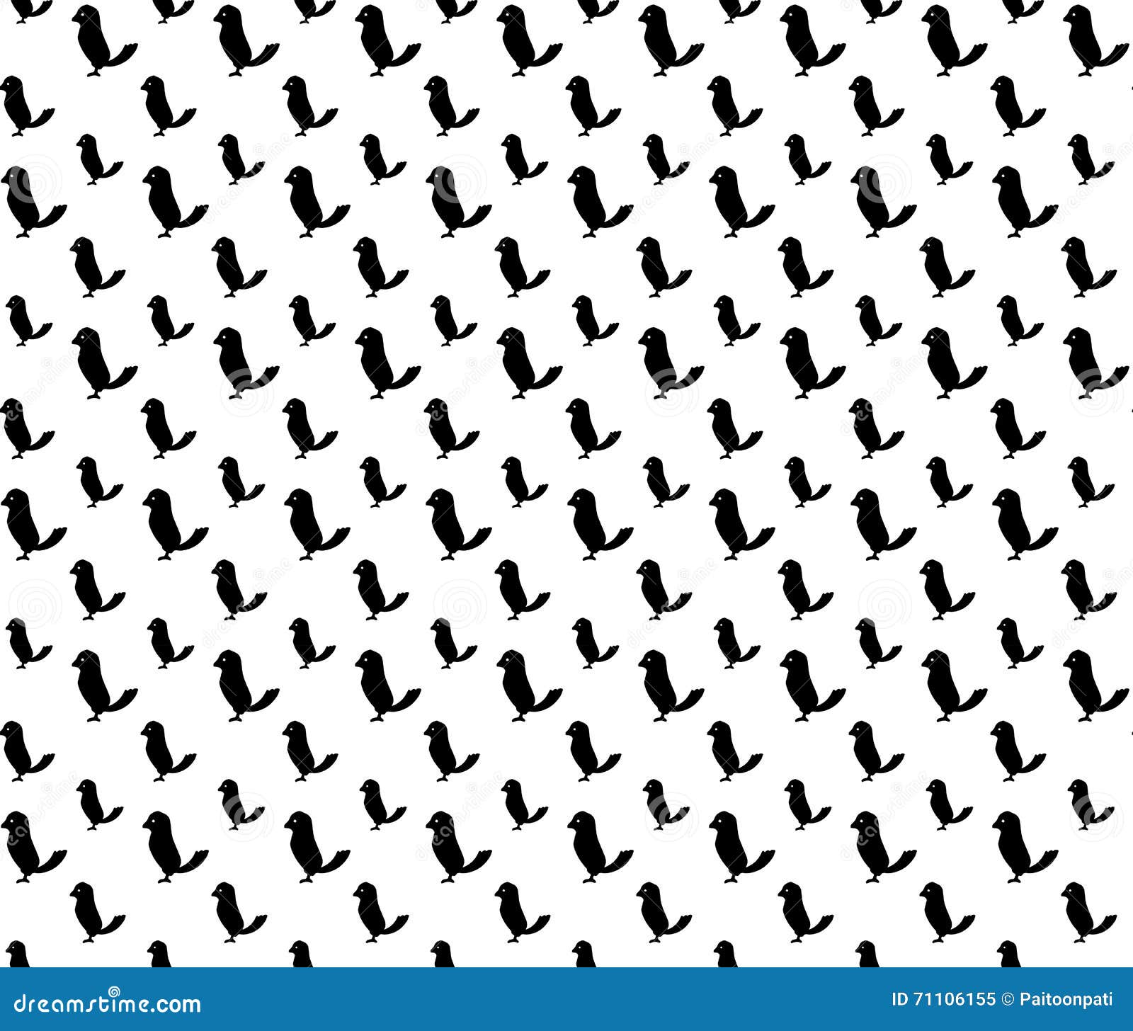 Bird Pattern Illustration Seamless Stock Vector - Illustration of ...