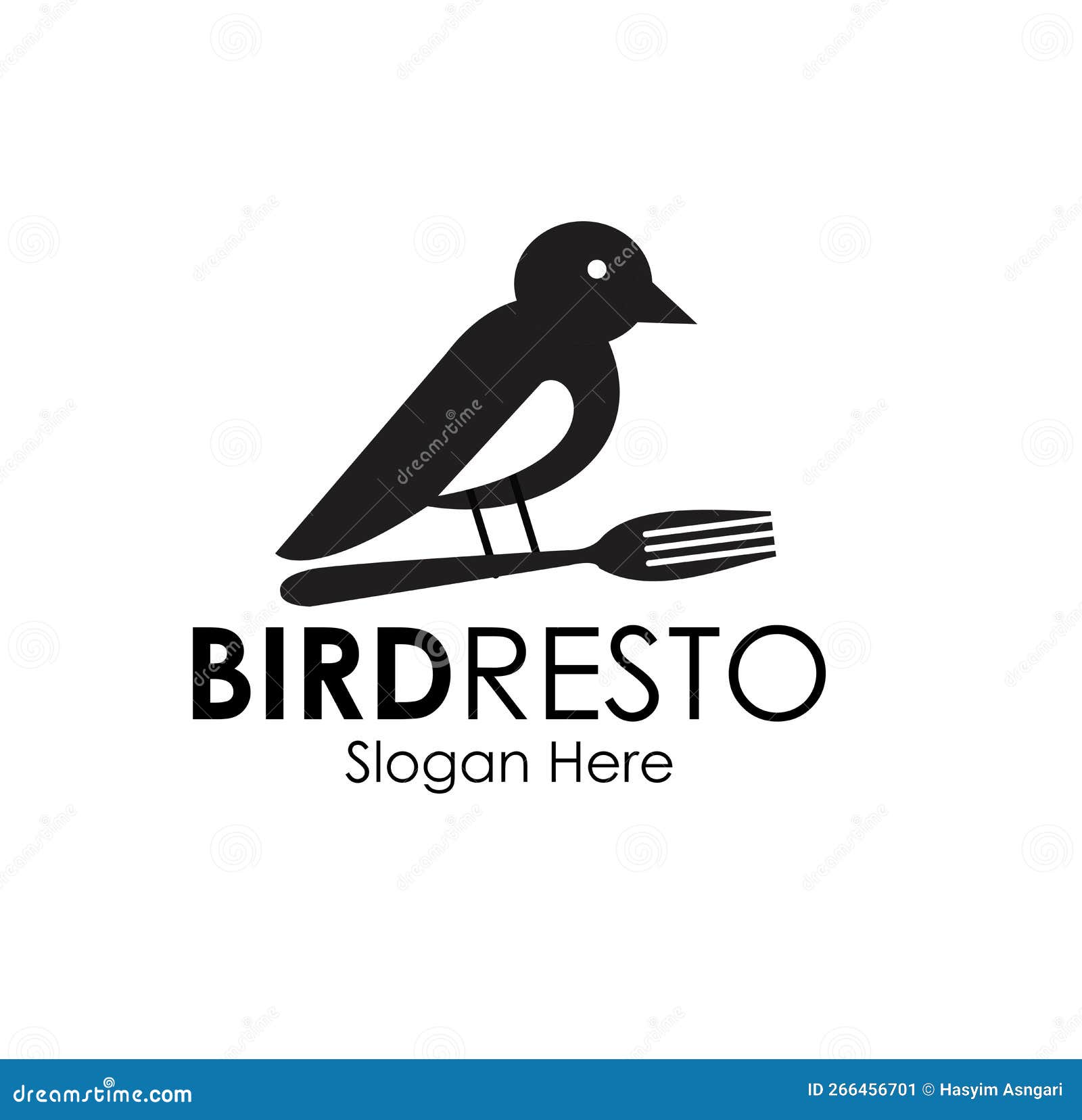 bird resto logo  concept
