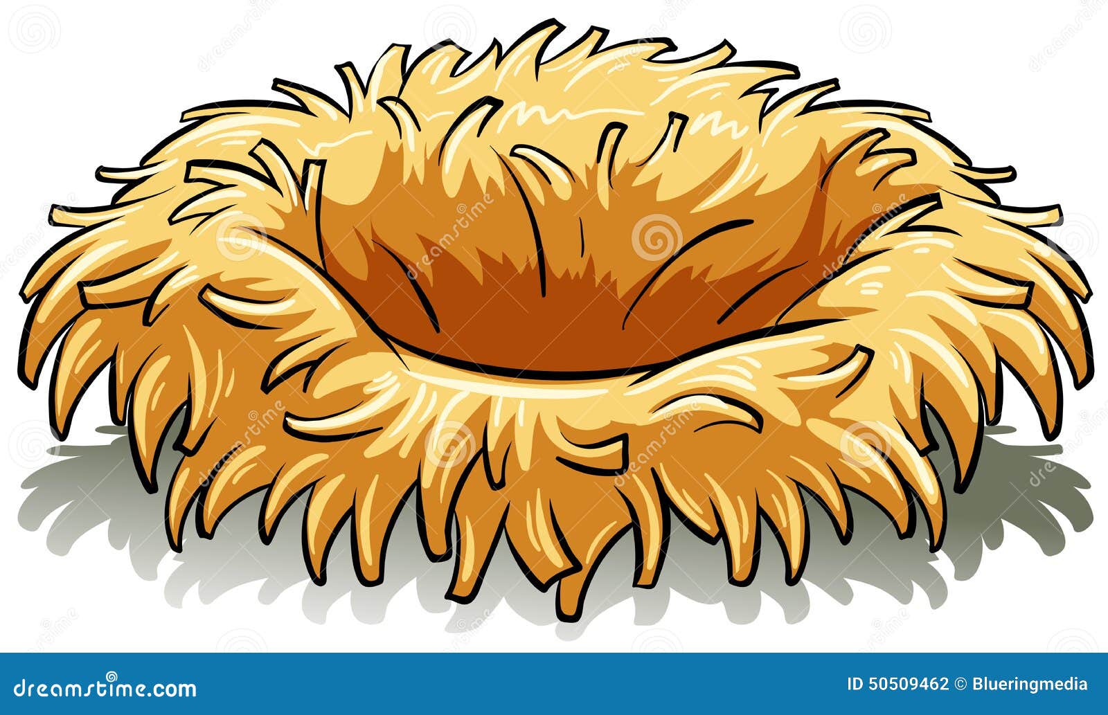 A bird s nest stock vector. Illustration of isolated - 50509462