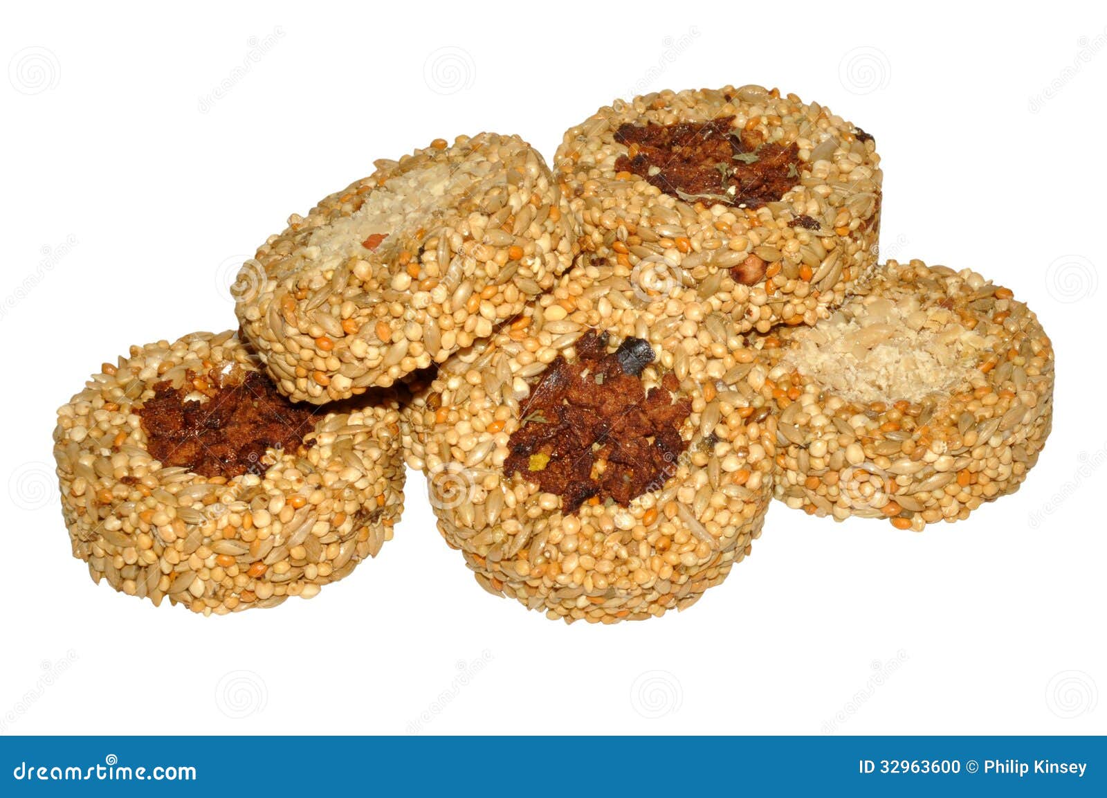 Bird Seed Ring Treats stock photo. Image of seed, health 32963600