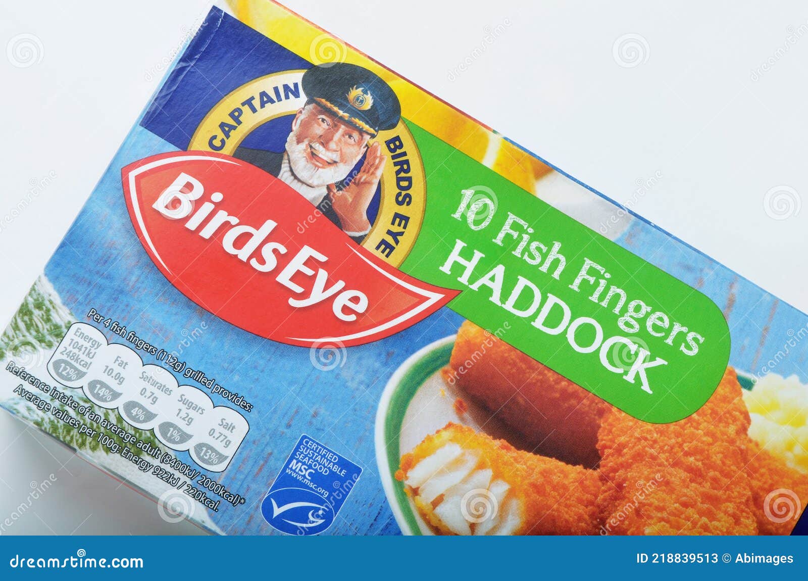 Birds Eye Fish Fingers Box Cu Editorial Stock Photo - Image of fingers,  sticks: 218839513