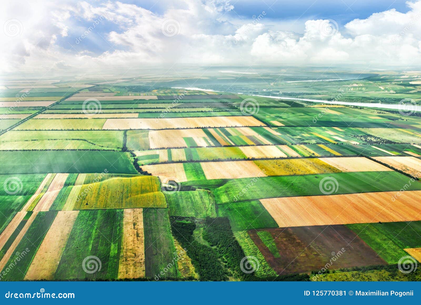 Birds Eye View of the Earth Stock Image - Image of farm, airview: 125770381