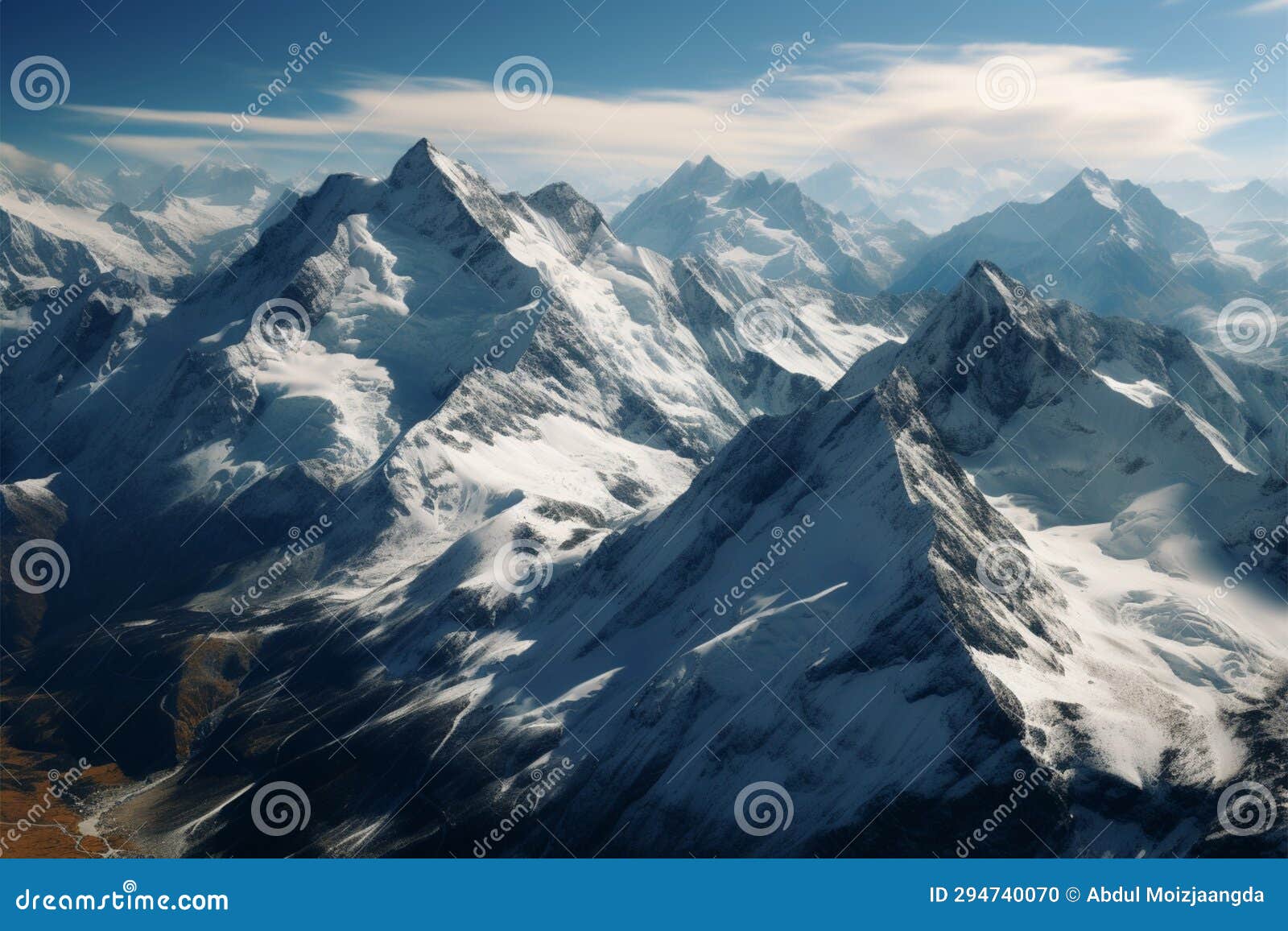 Birds Eye View Showcases The Magnificent Swiss Alps In All Splendor Stock Illustration Birds Eye View Showcases The Magnificent Swiss Alps In All Splendor Stock Illustration