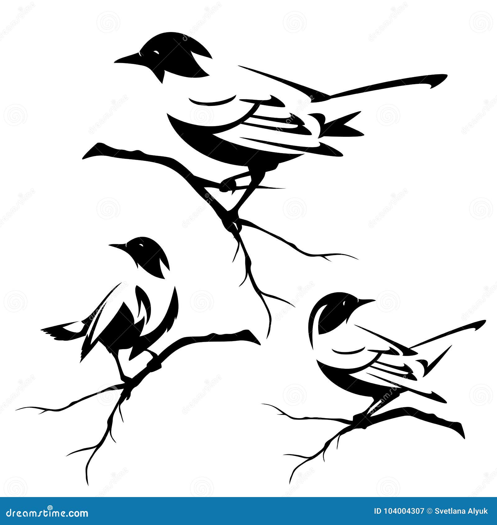 Vector Line Drawing Bird Sitting At Tree Branch, Sketch Of Sparrow, Hand  Drawn Songbird, Isolated Nature Design Element Royalty Free SVG, Cliparts,  Vectors, and Stock Illustration. Image 124674925.