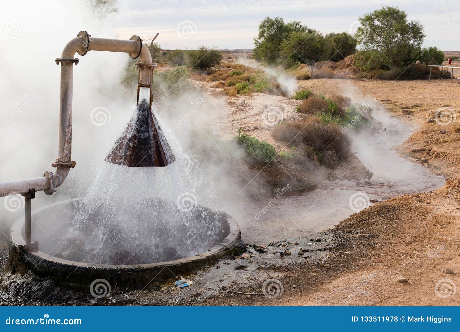 birdsville geothermal hotwater in outback australia
