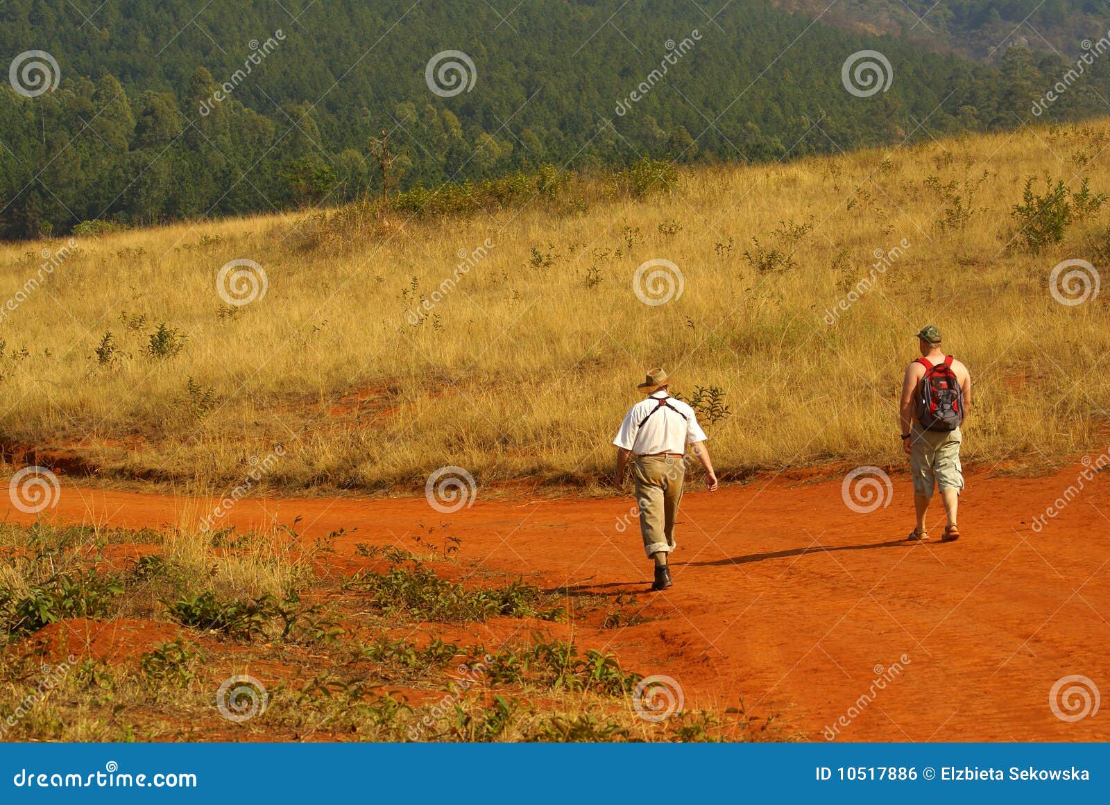 birdwatchers trekking in south africa