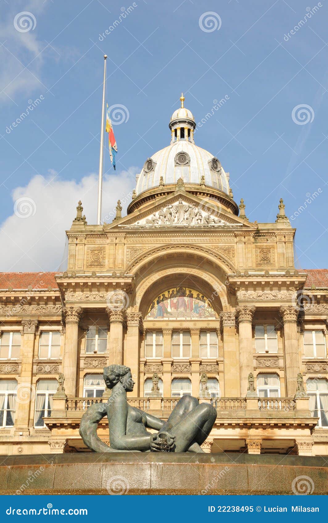 Birmingham City Council stock image. Image of nymph, body 22238495