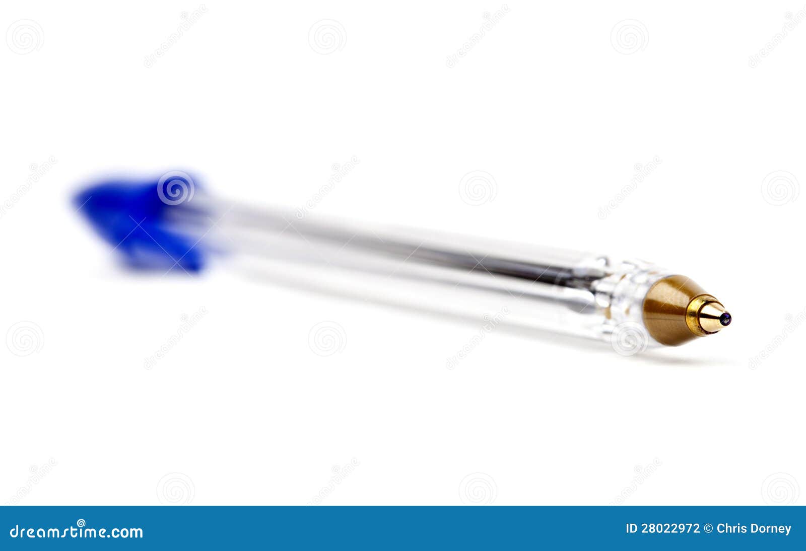 Biro Pen stock photo. Image of metal, stationary, office 28022972