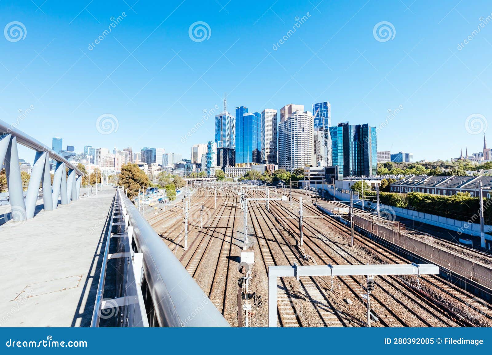 birrarung marr in melbourne australia