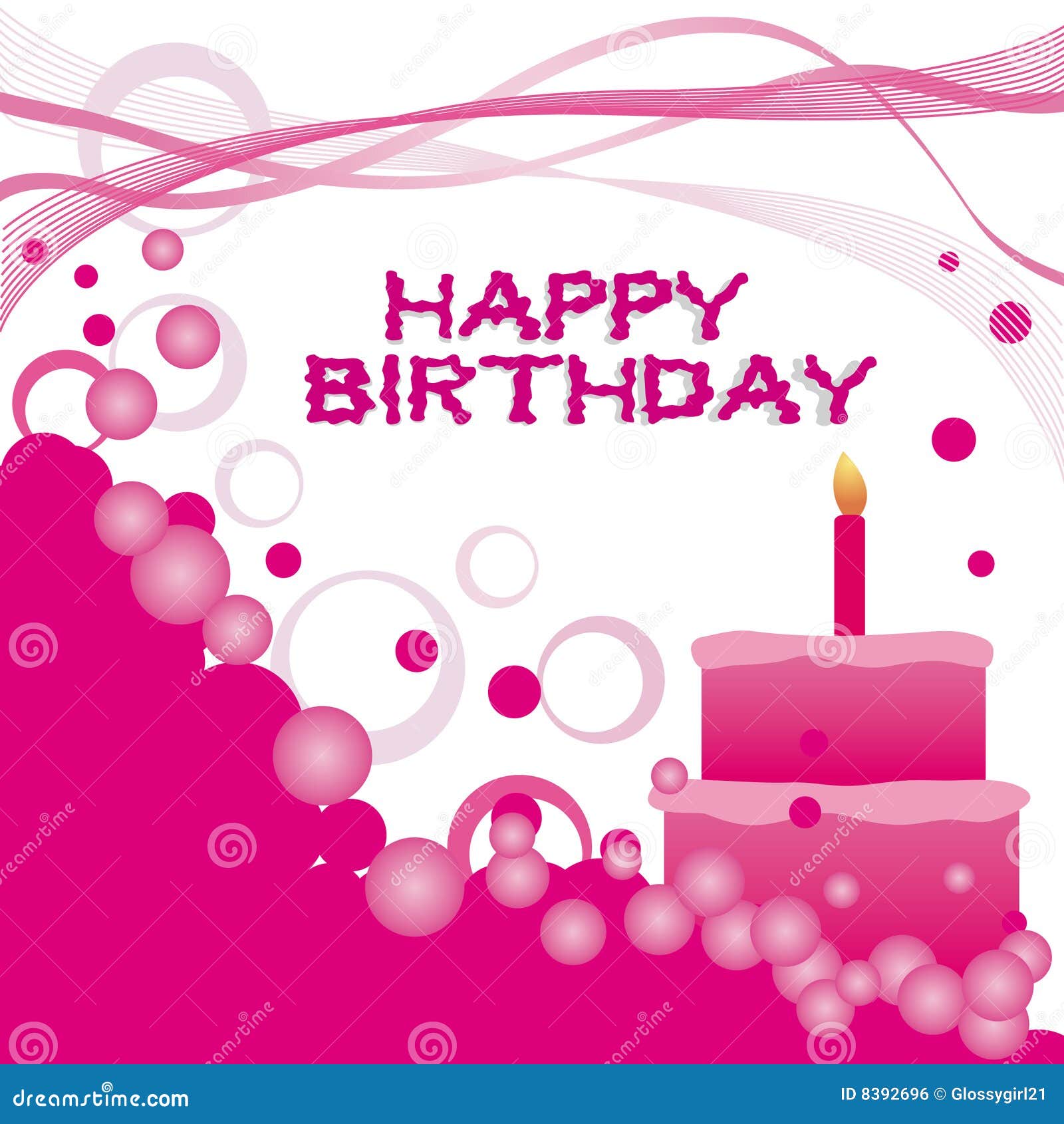 Birthday stock vector. Illustration of sparkle, bright - 8392696