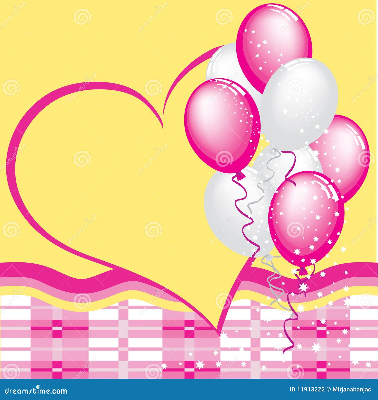 Pink Birthday Balloons