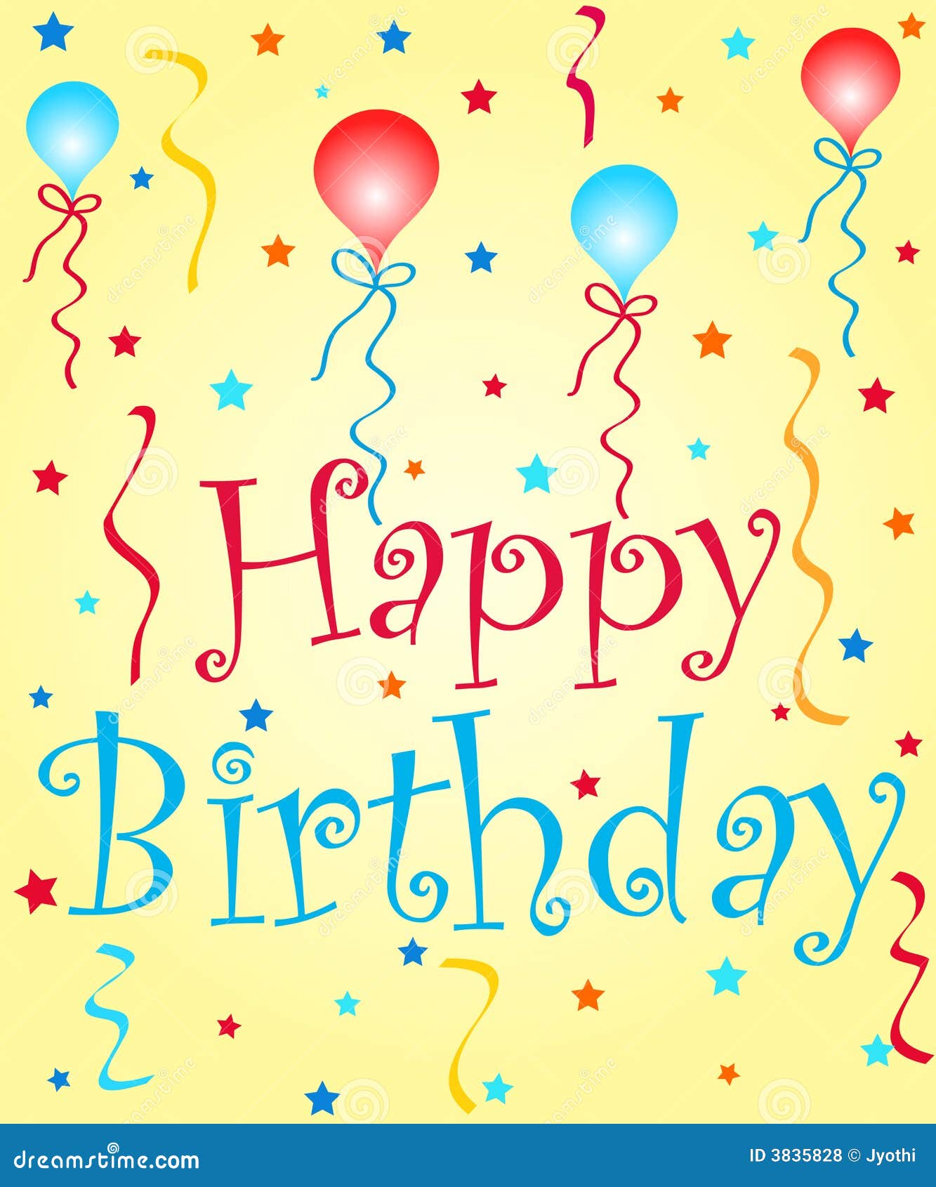 Birthday balloons stock illustration. Illustration of sparkle - 3835828