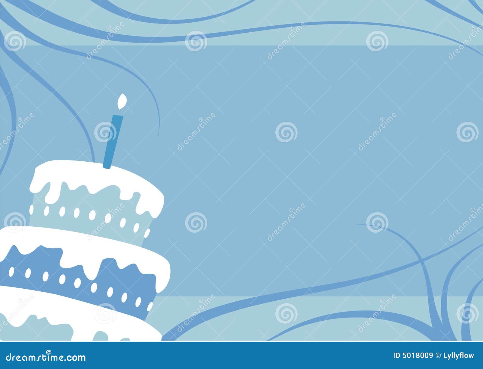 Birthday Boy Cake Illustration 5018009 - Megapixl