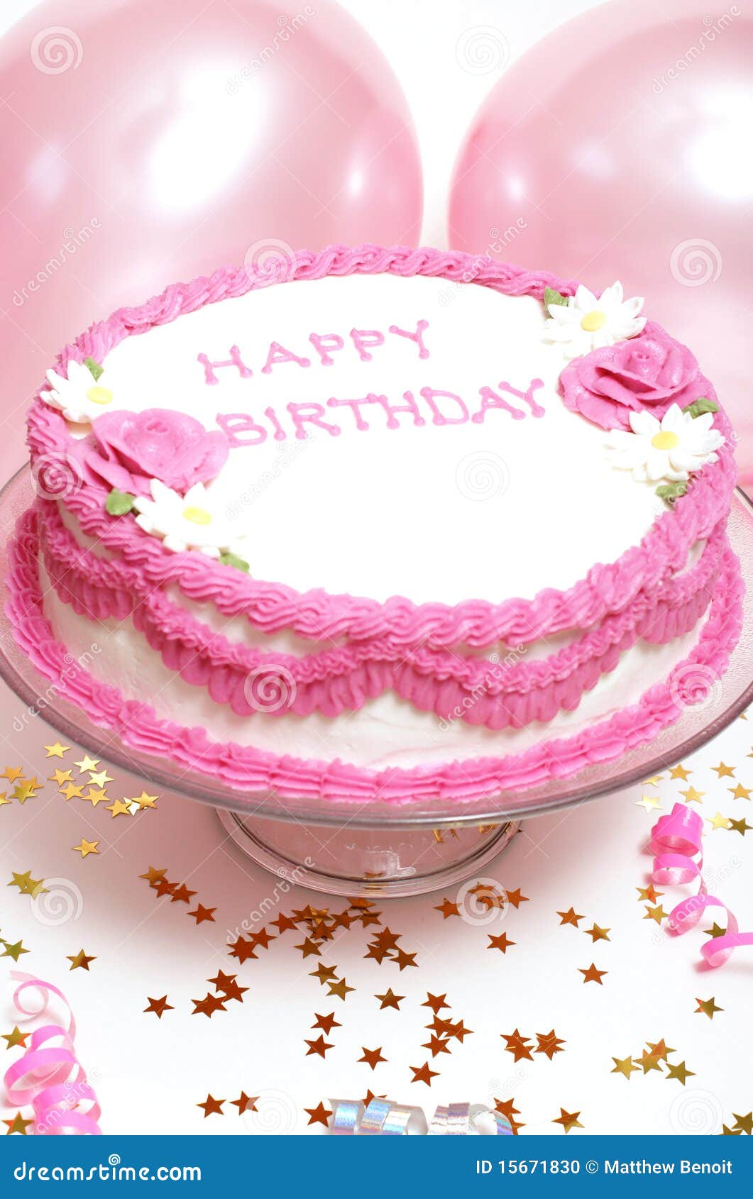 Birthday Cake stock photo. Image of ceremony, occasion - 15671830