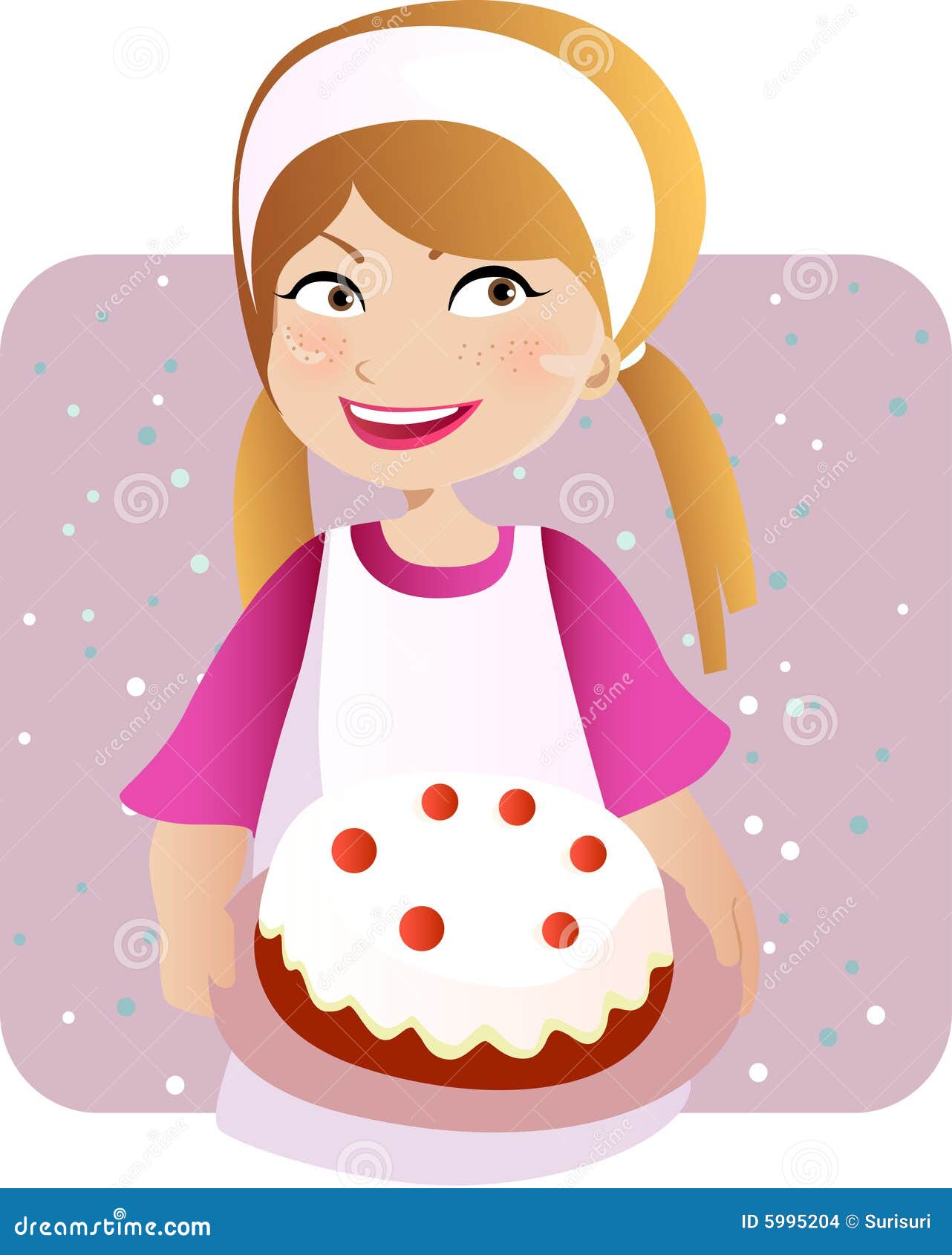 Girl Making Cake, Kitchen, Kitchenware, Crockery, Cooking, Food, Bakery,  Occupation, Lifestyle Royalty Free SVG, Cliparts, Vectors, and Stock  Illustration. Image 54343669.