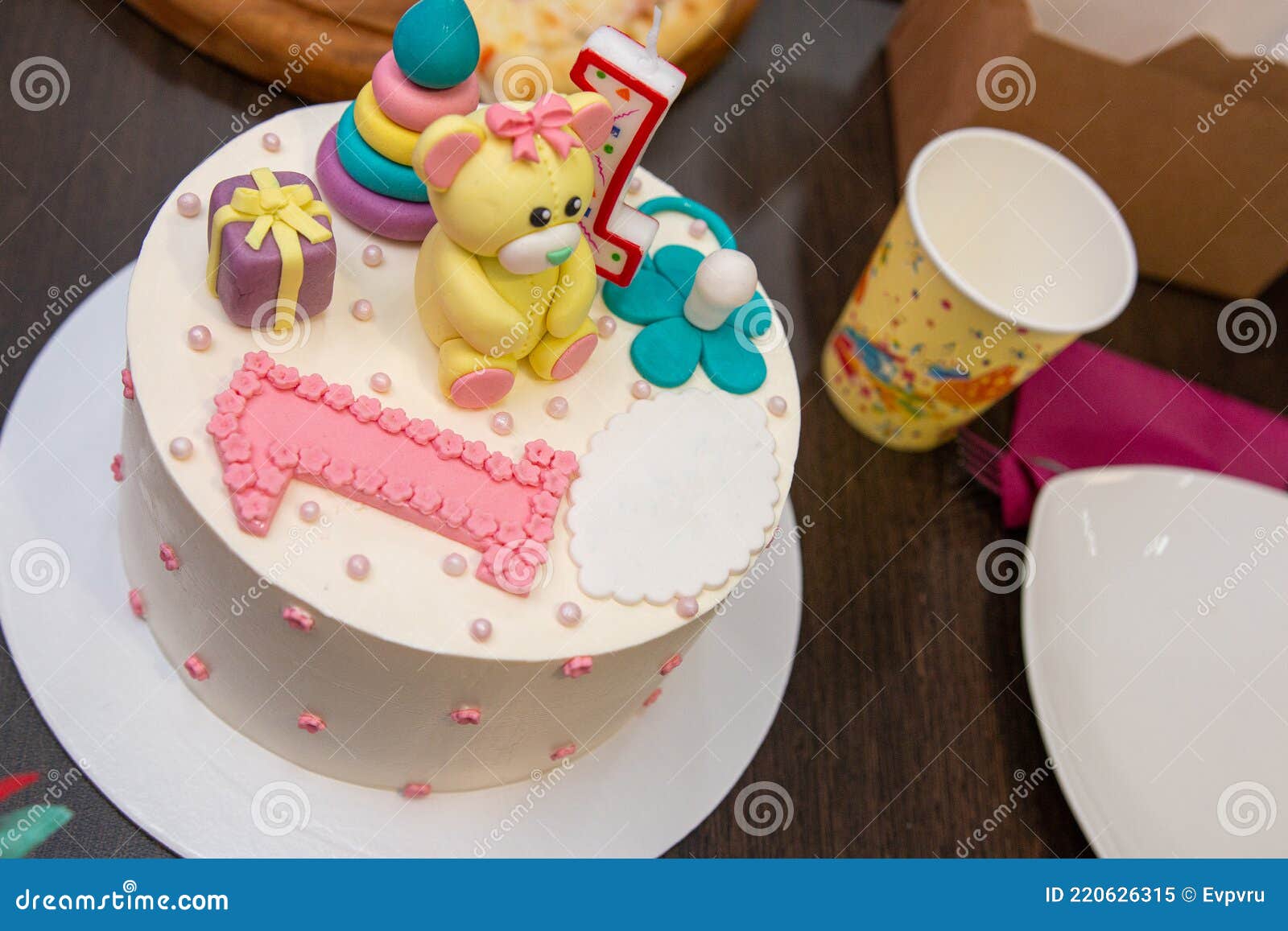 912 Birthday Cake One Year Old Baby Photos Free Royalty Free Stock Photos From Dreamstime