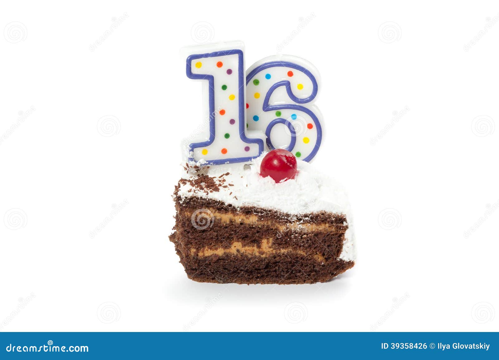 Birthday Cake with Two Candles Stock Photo Image of food, beautiful