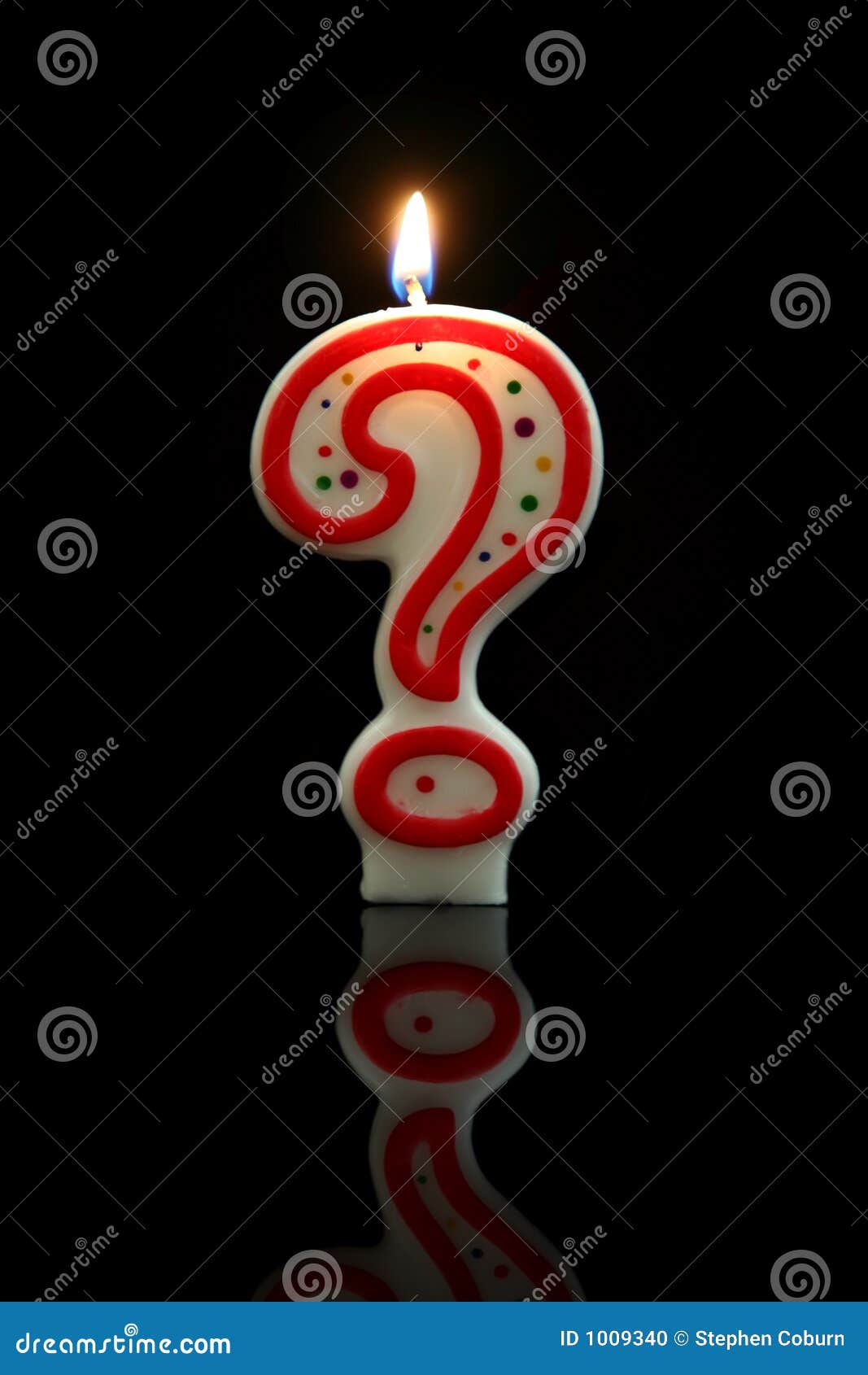 Birthday Candle Stock Photo Image 1009340