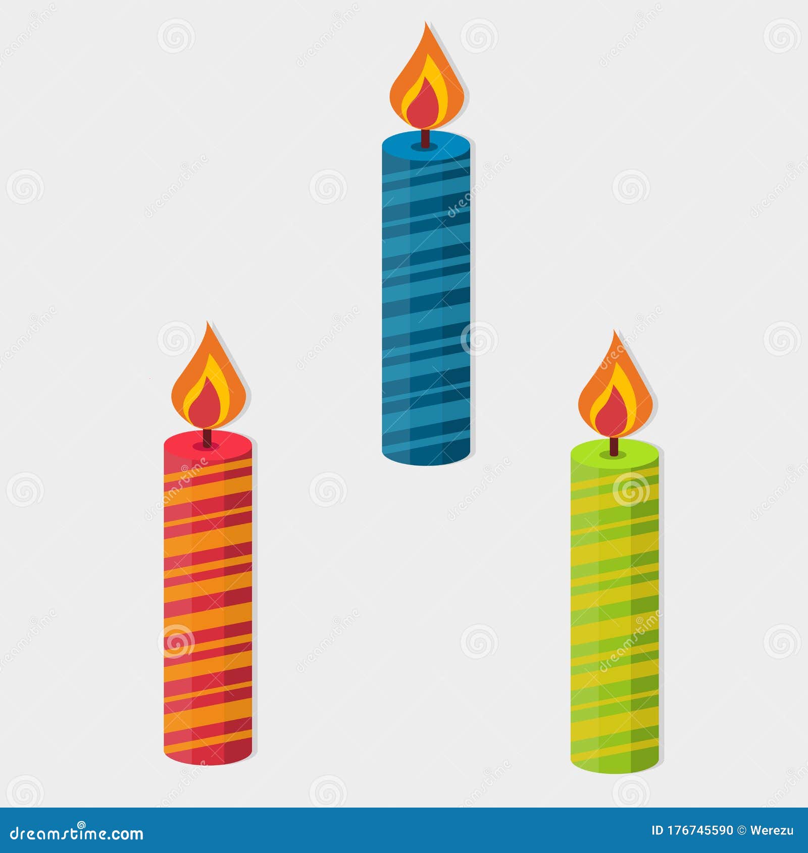 Birthday Candle Number 112 - Birthday Celebration On Yellow Background