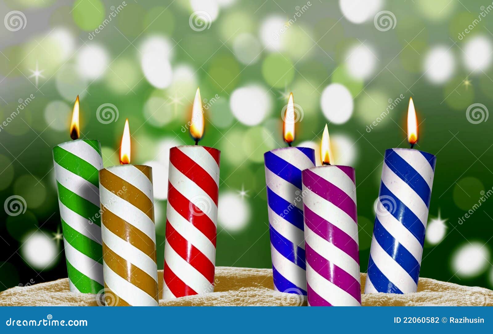 Birthday candle light stock photo. Image of orange, surprise 22060582