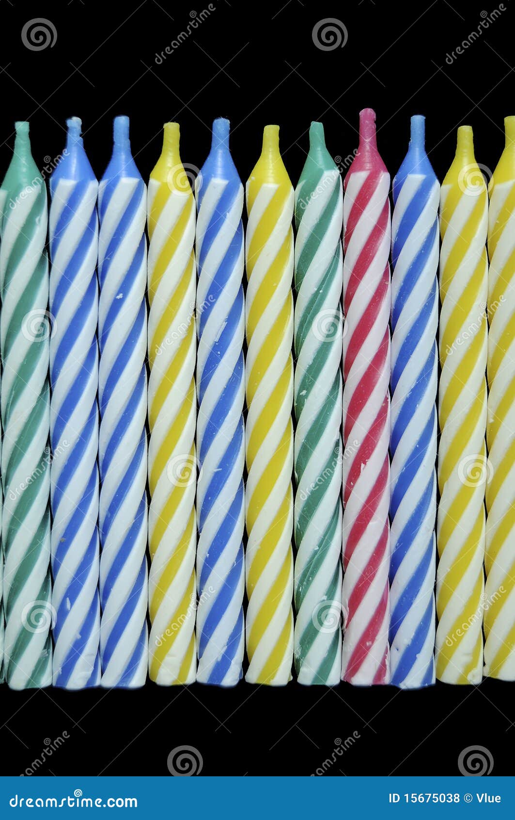 Birthday Candles stock photo. Image of candles, close 15675038