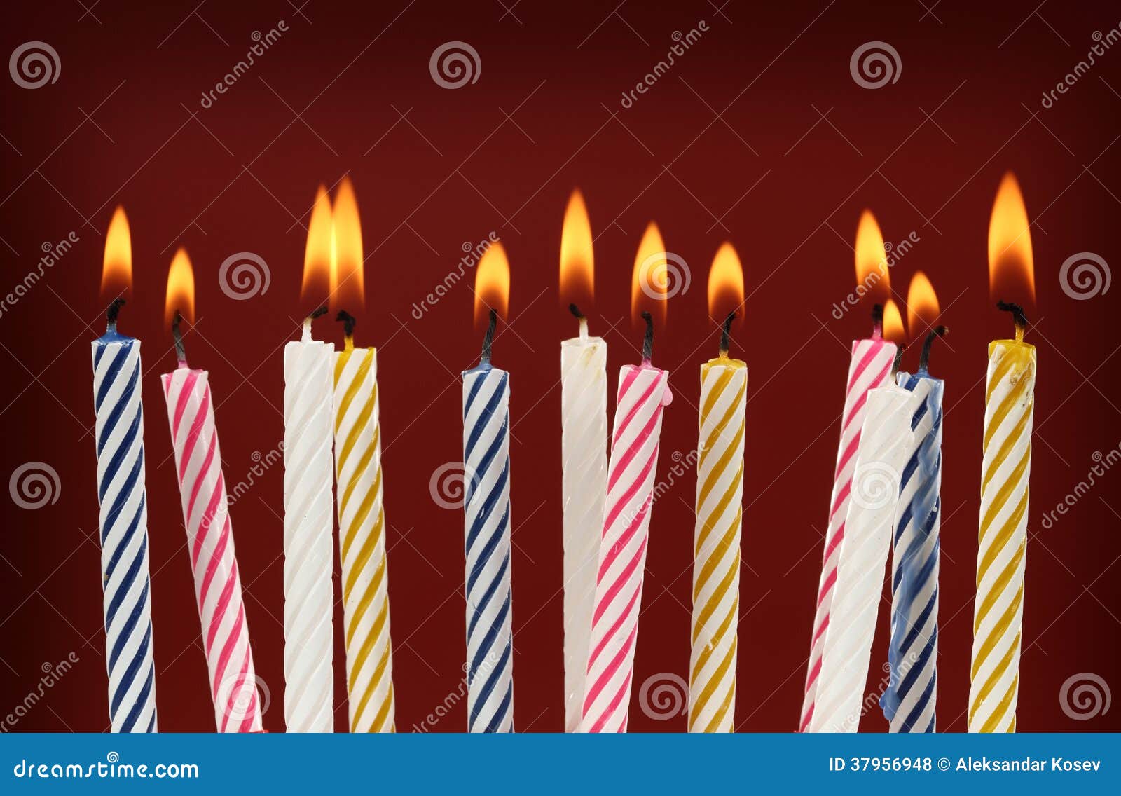 Birthday candles stock photo. Image of celebration, surprise 37956948
