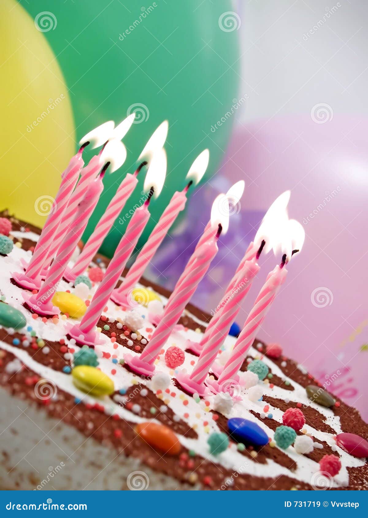 Birthday candles stock image. Image of white, tradition 731719