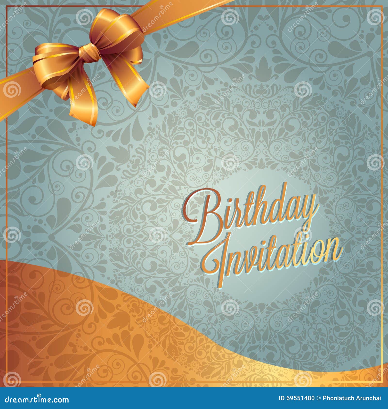 Birthday Card with Background Vector Design Stock Vector - Illustration ...