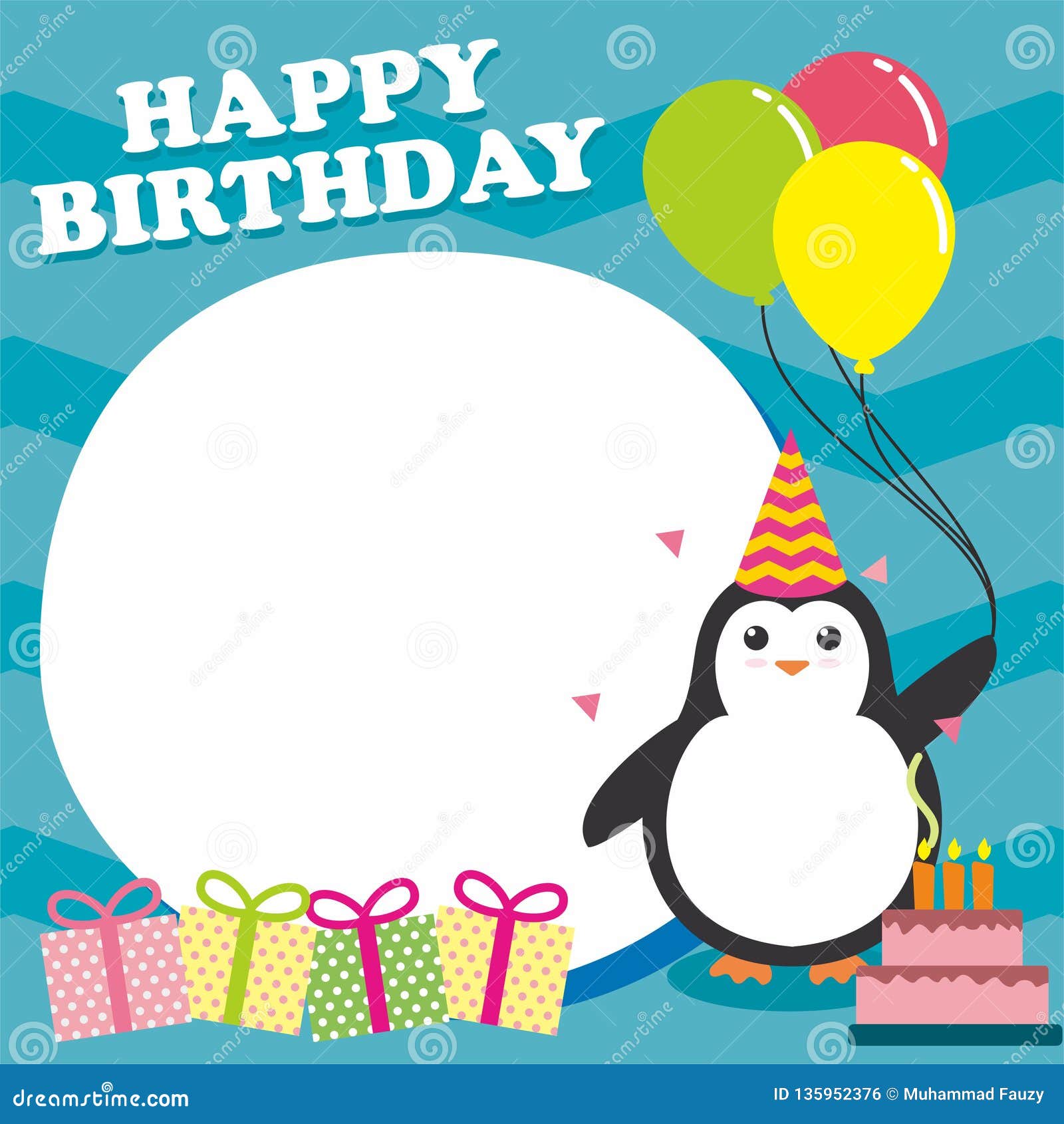 Kids Birthday Card Template from thumbs.dreamstime.com