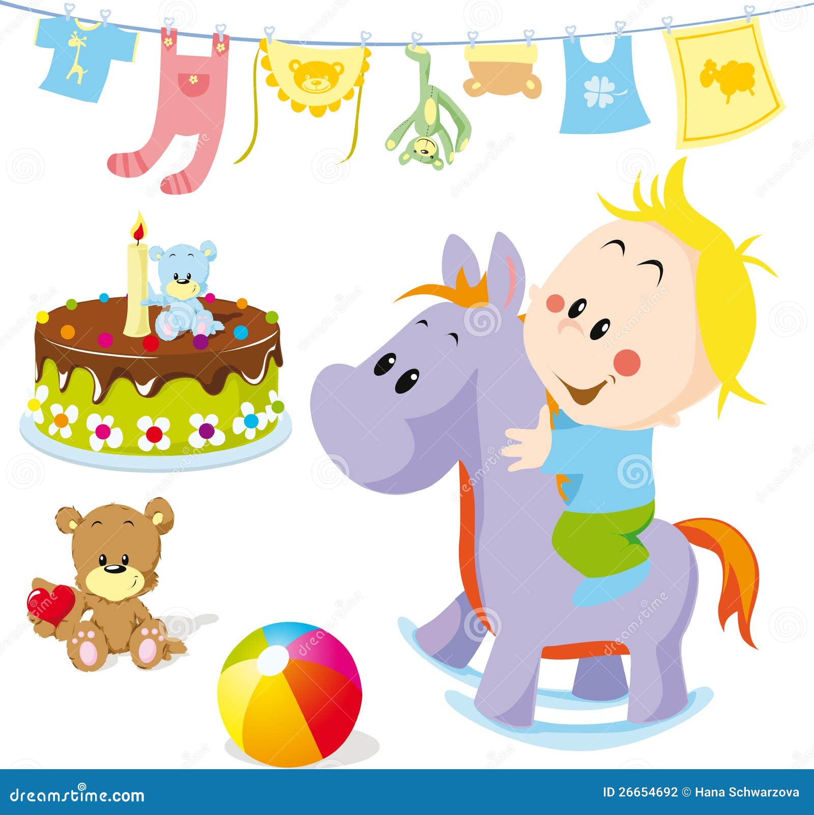  Birthday cartoon  stock vector Image of isolated cake 