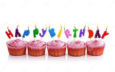 Birthday cupcakes stock image. Image of greeting, icing - 29598913