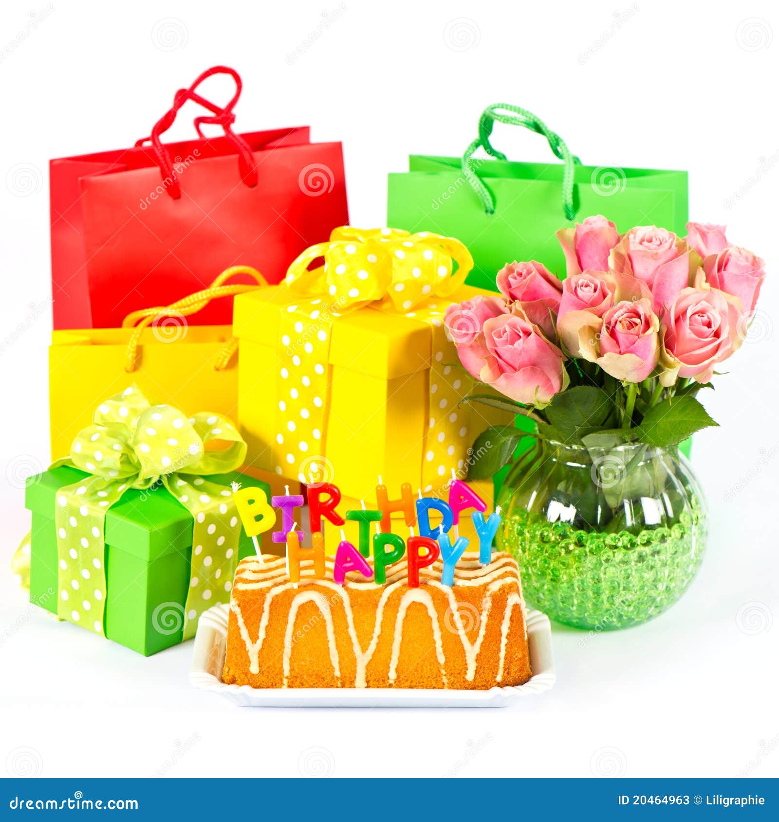 Birthday Decoration. Card Concept Stock Image Image of pretty