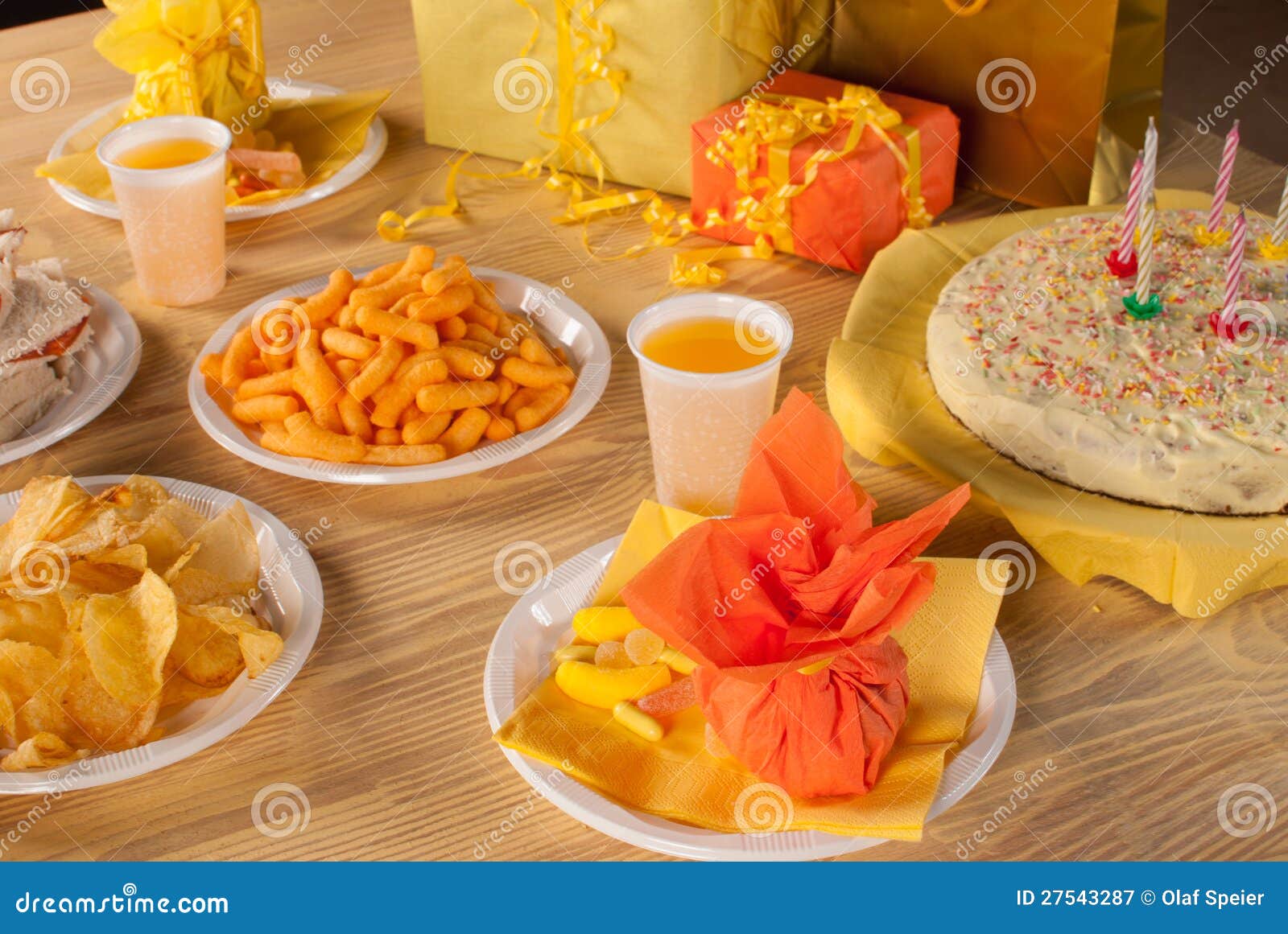 Birthday food stock image. Image of fizzy, candles, sandwiches 27543287