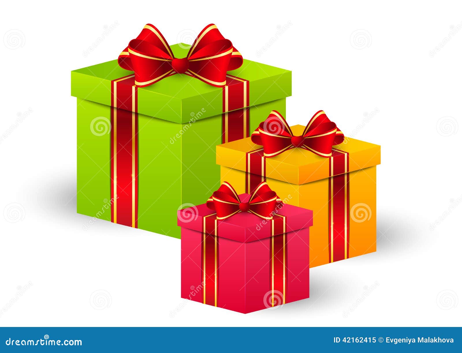 Birthday gift boxes stock vector. Illustration of decoration 42162415