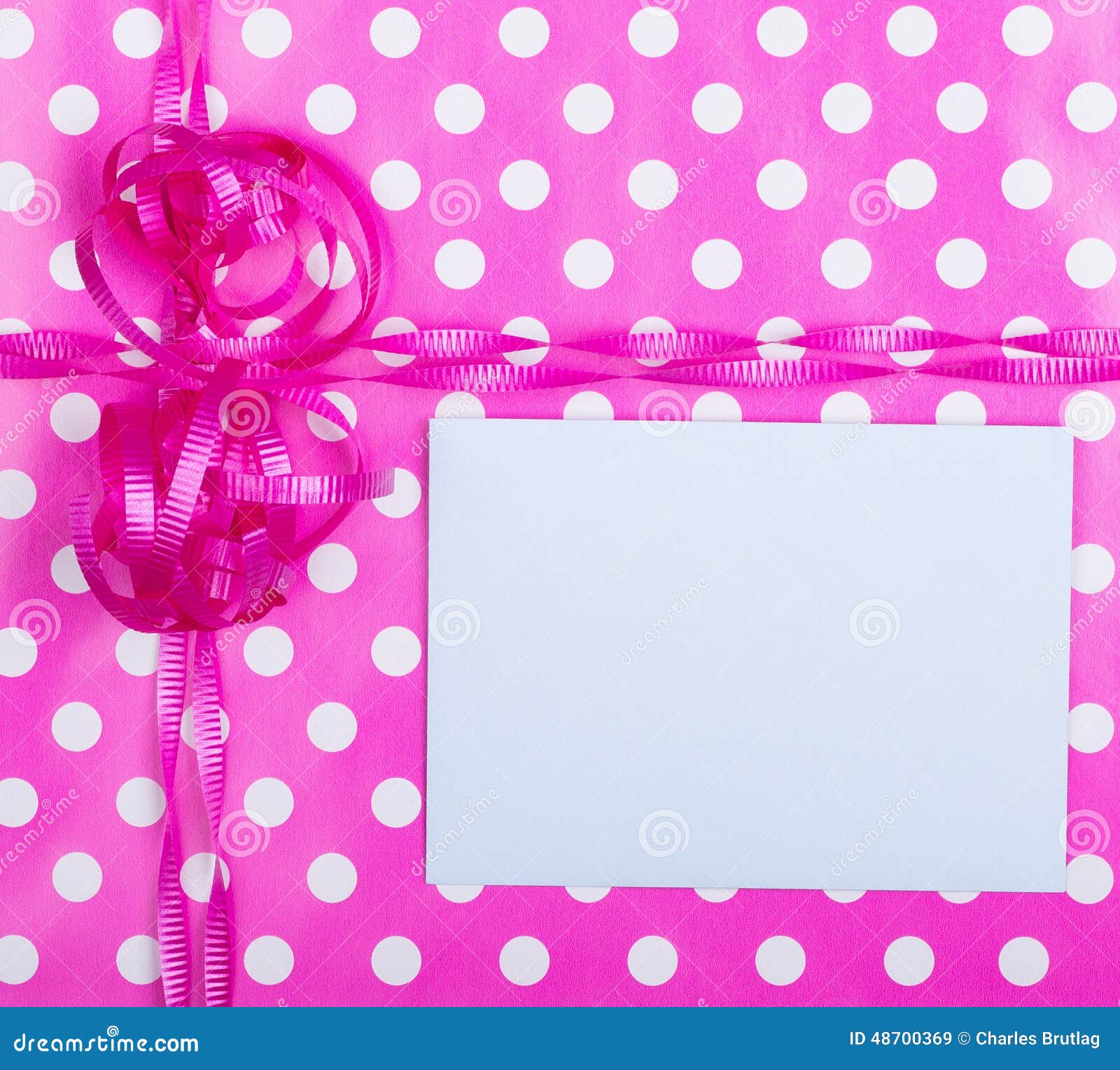 Birthday Gift Wrap Background Stock Image Image of package, pink 48700369