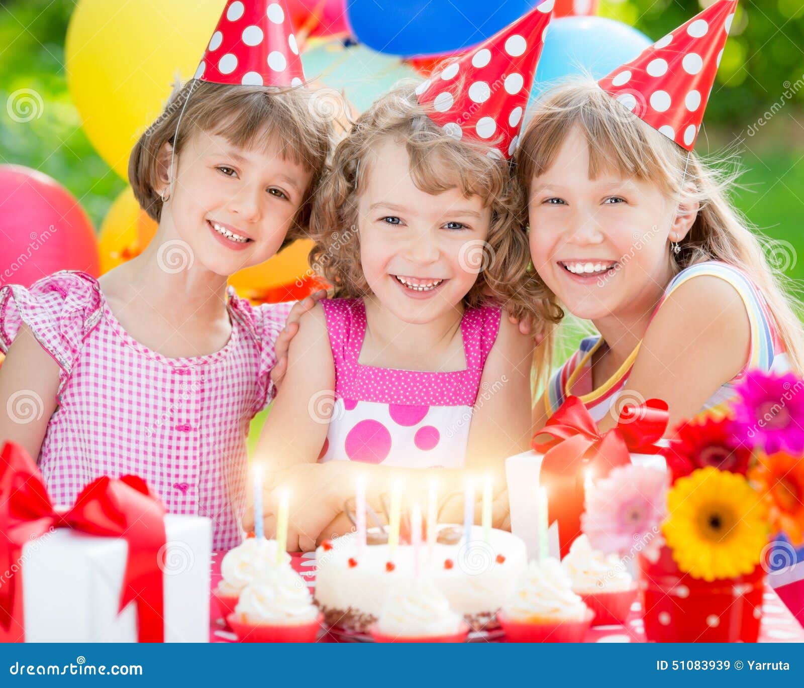 Birthday stock image. Image of happy, group, party, friends - 51083939