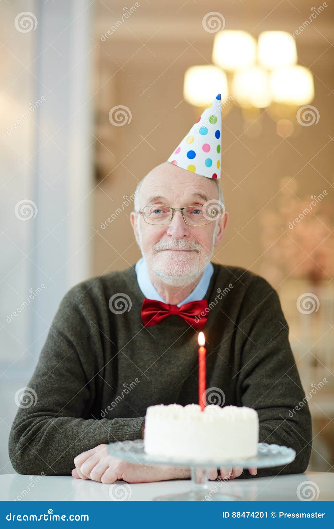 Birthday Party For Grandpa Stock Image Image Of Holiday 88474201