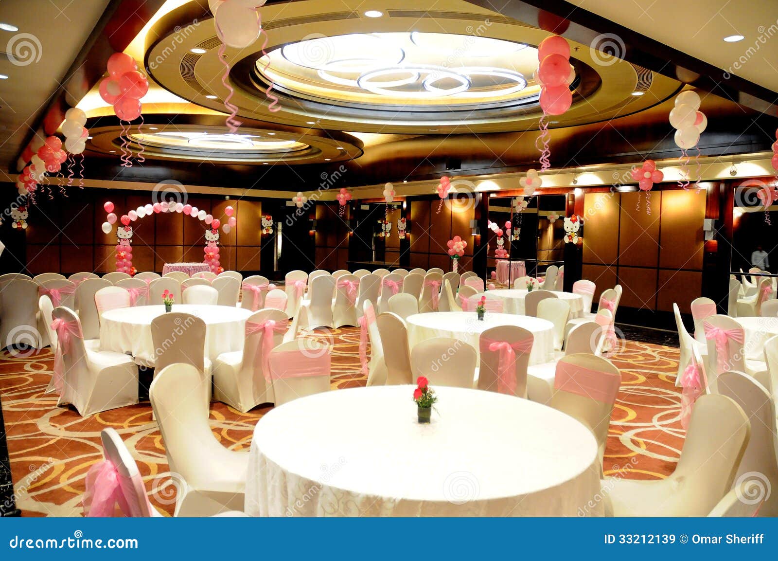 Birthday Party Hall Royalty Free Stock Images - Image: 33212139