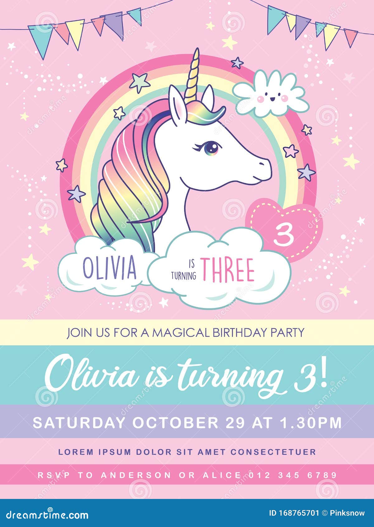 Printable Digital Download Rainbow Unicorn Birthday Invitation Unicorn Party Invite Magical Birthday Invitations Pastel Rainbow Party