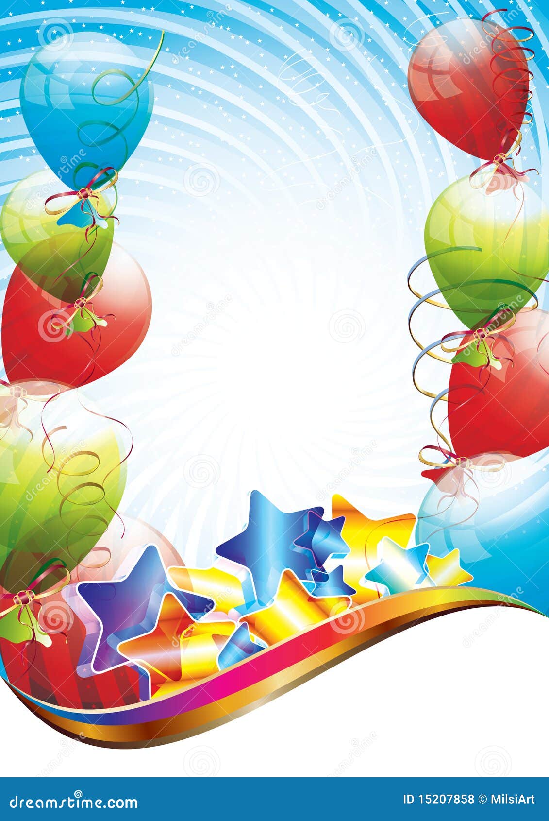 Birthday Party Template Stock Vector Illustration Of Event 15207858