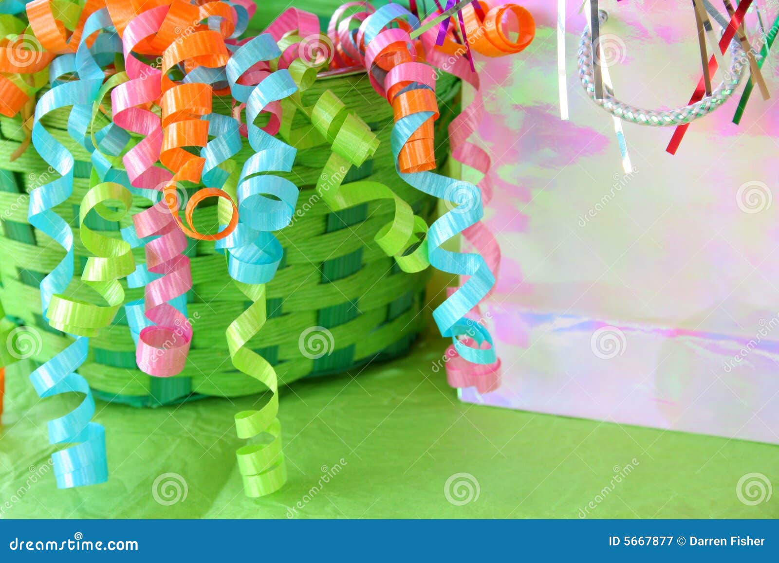 Birthday Ribbons stock image. Image of pink, pastel, blue 5667877