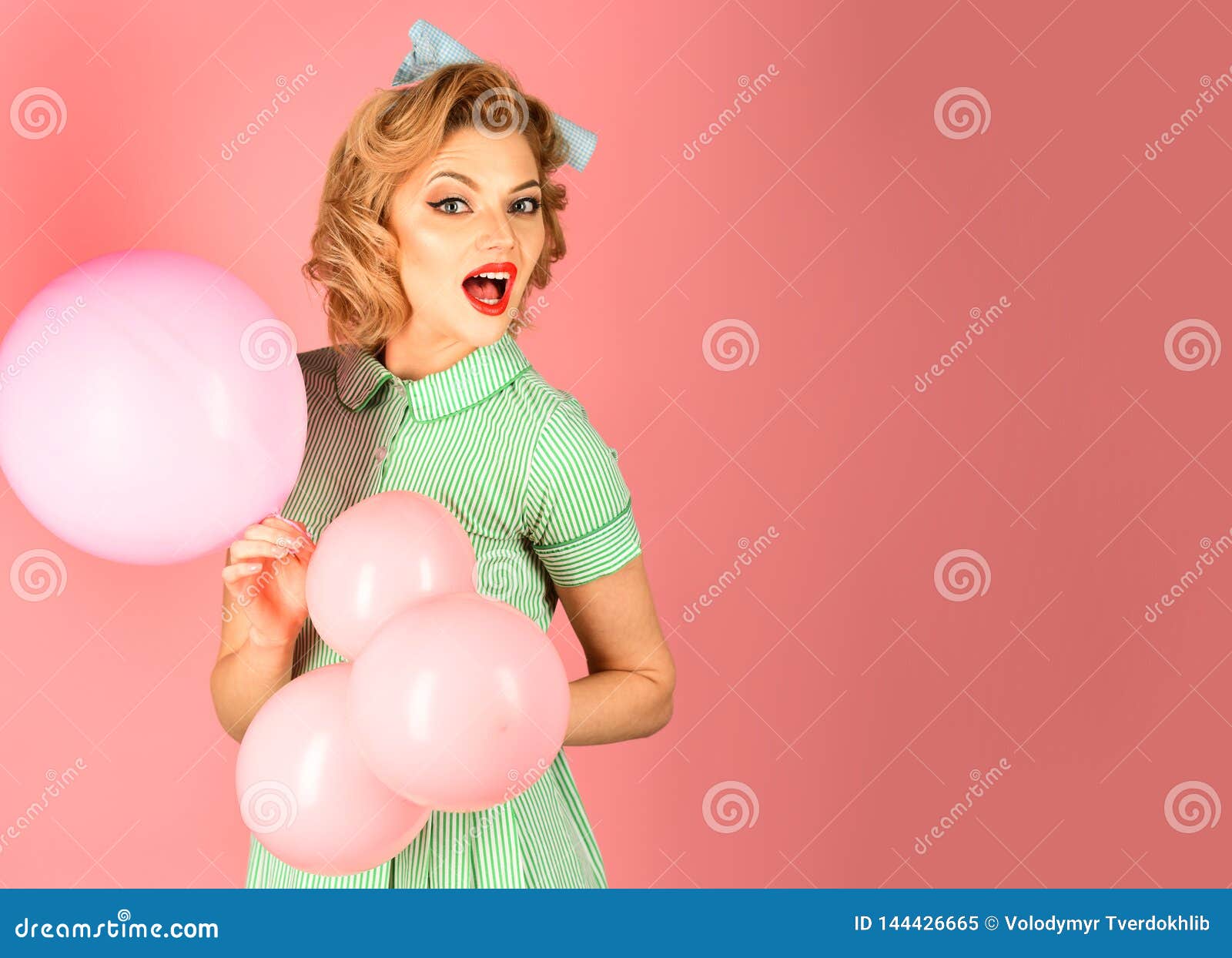Birthday Vintage Pinup Celebration Stock Image Image Of Colorful Happy