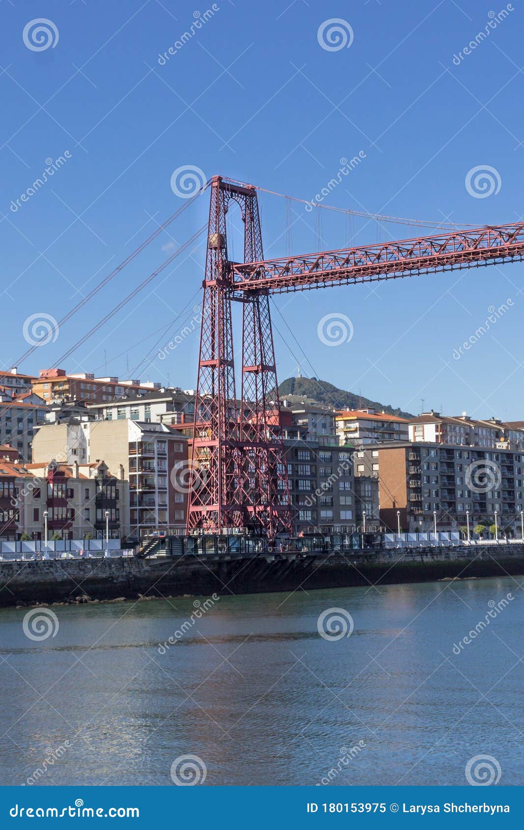 biscay conveyor suspension bridge in the basque country