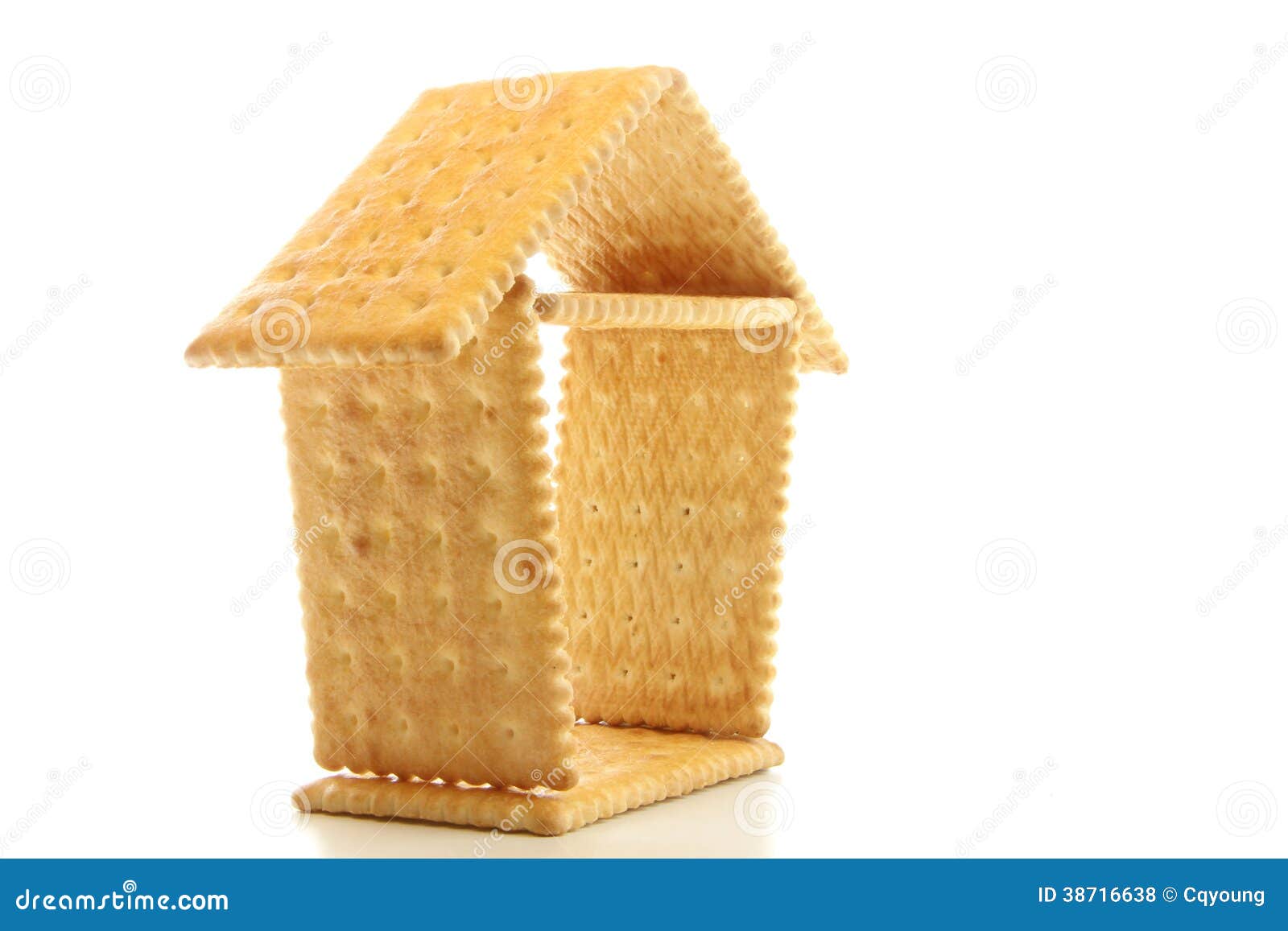 Biscuit house stock photo. Image of home, delicious, constructure