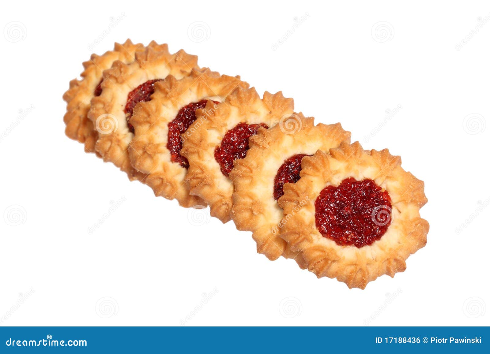 Biscuit with jelly stock photo. Image of macro, candy 17188436