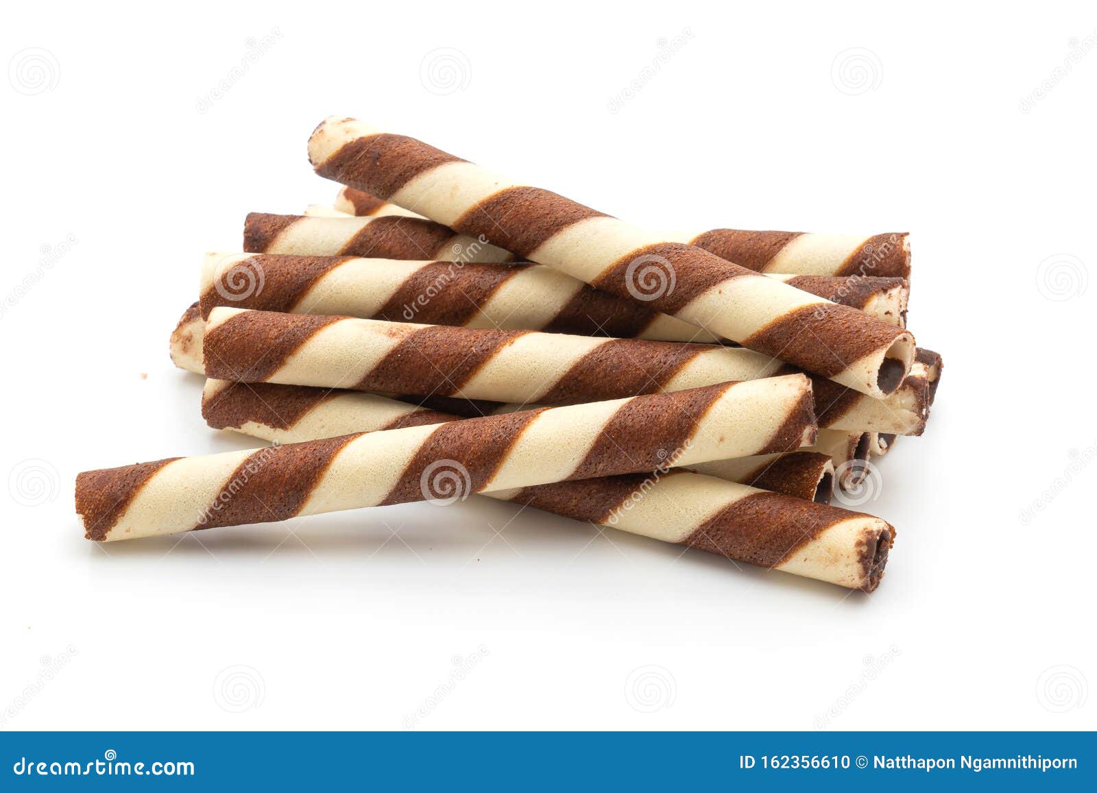 Biscuit Wafer Stick with Chocolate Cream Flavour Stock Photo Image of