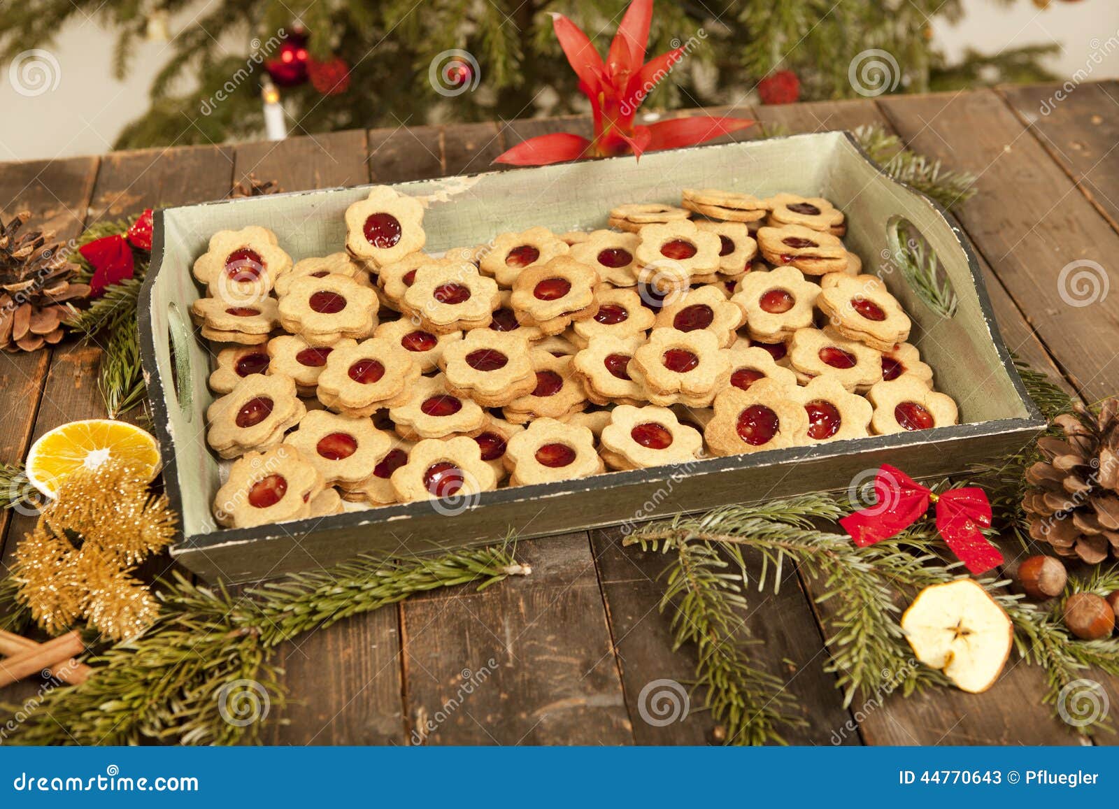 biscuits and christmas decoration stock photo image biscuits and christmas decoration stock photo image
