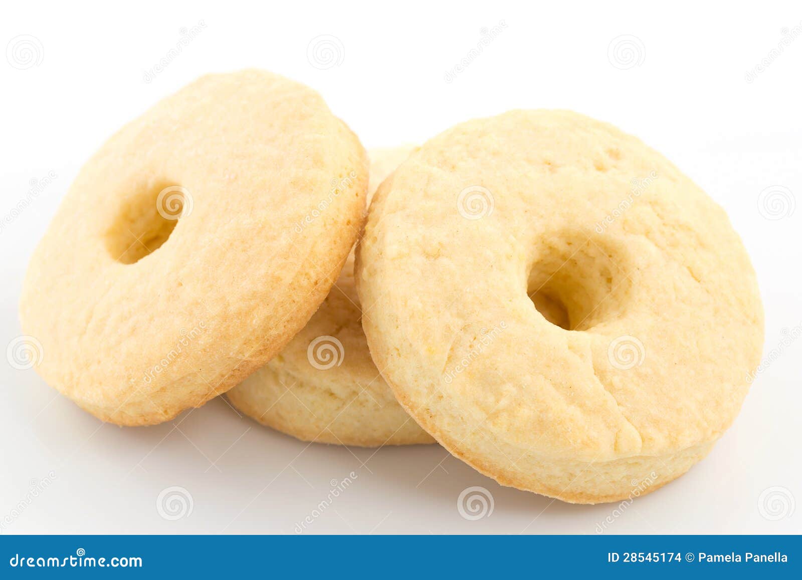 Biscuits with cream milk stock photo. Image of butter 28545174