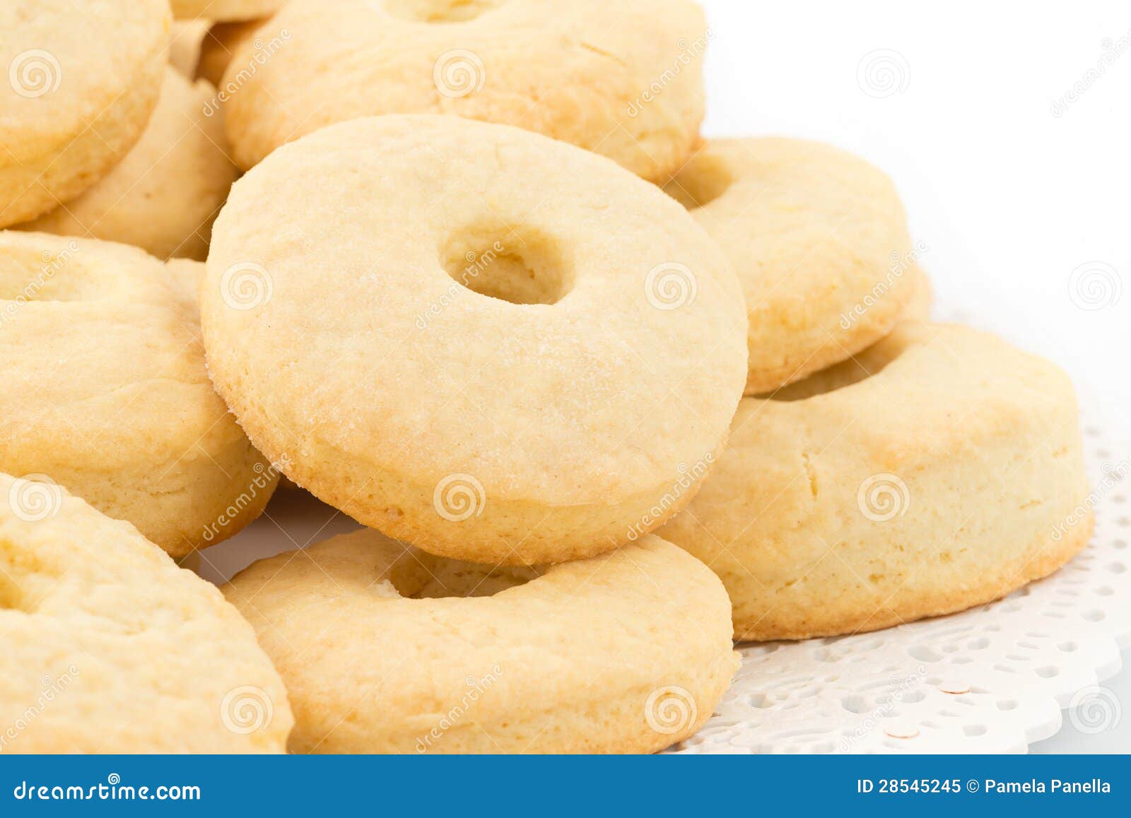 Biscuits with cream milk stock image. Image of kitchen 28545245