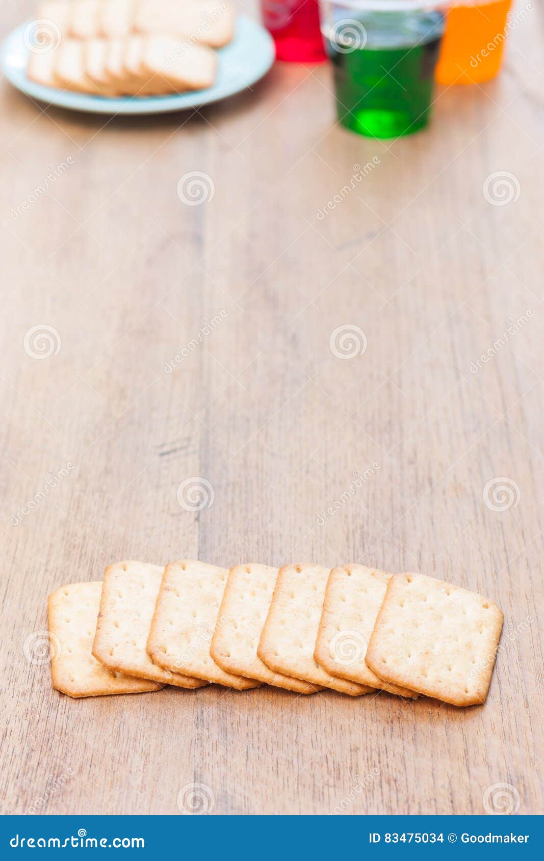 Biscuits Stacking and Copy Space Stock Photo Image of orange